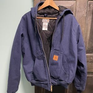 Carhartt men’s hooded duck jacket.